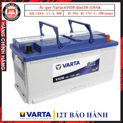 noi ban ac quy varta 61038 din 110 110 ah chinh hang gia tot